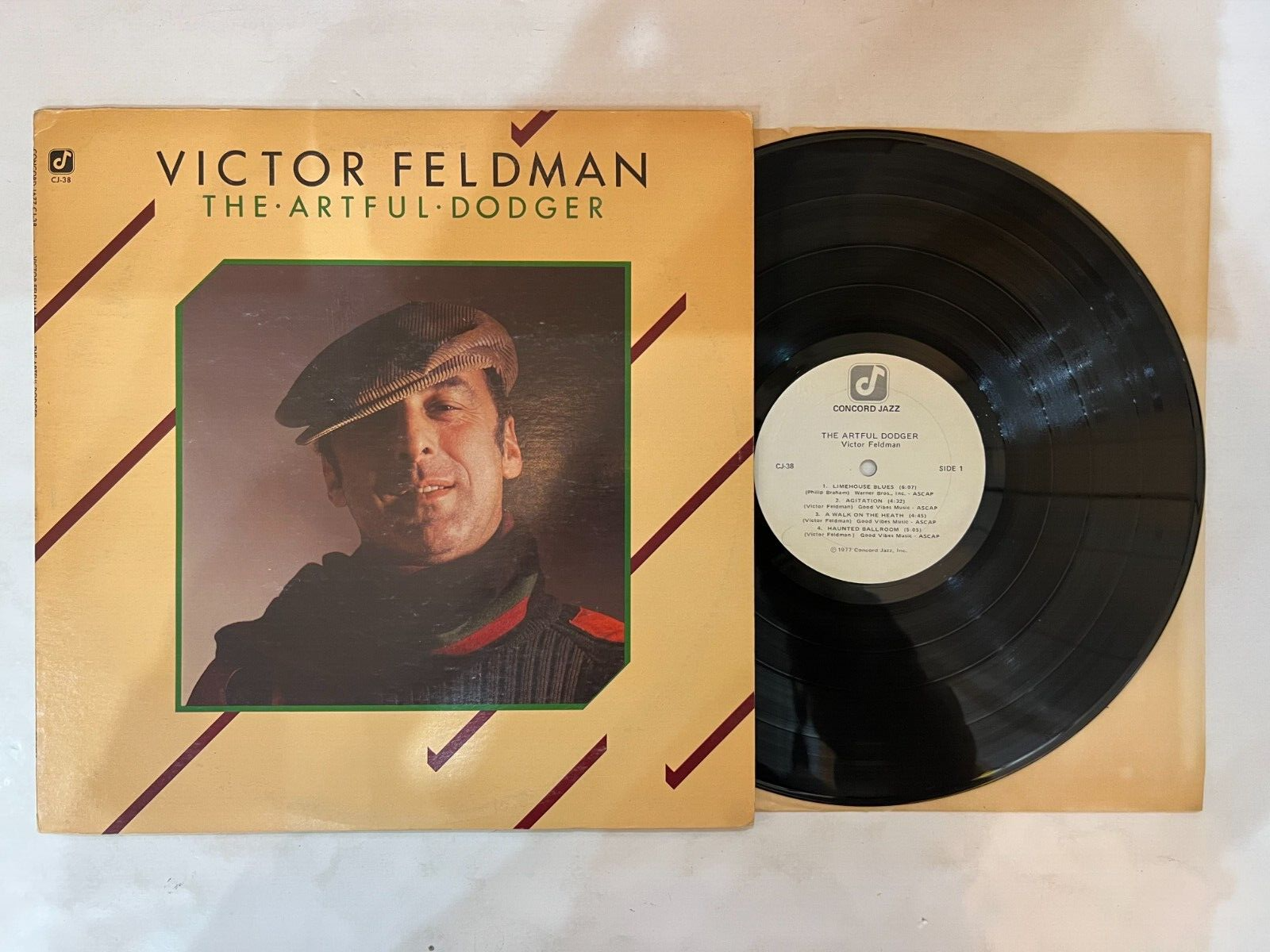 Victor Feldman – The Artful Dodger LP- Concord Jazz – CJ-38 Victor Feldman – The Artful Dodger LP- Concord Jazz – CJ-38