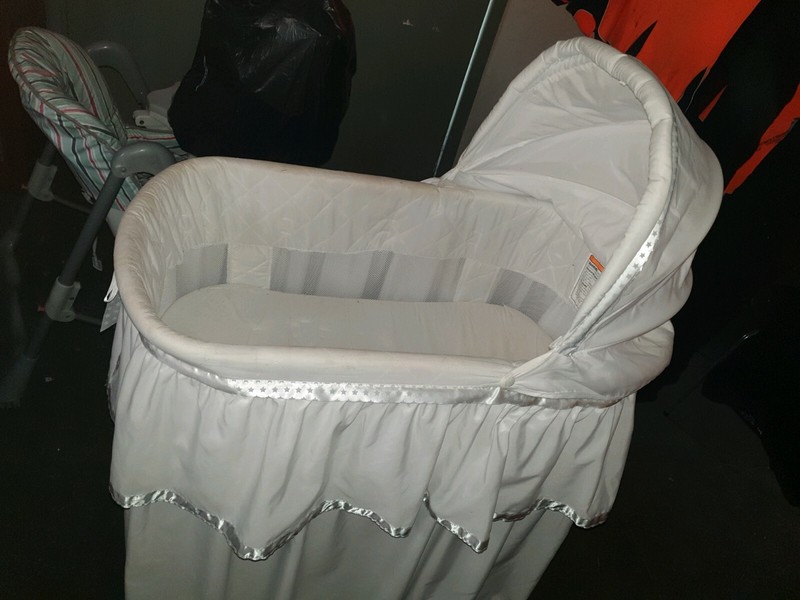 bassinet with storage underneath