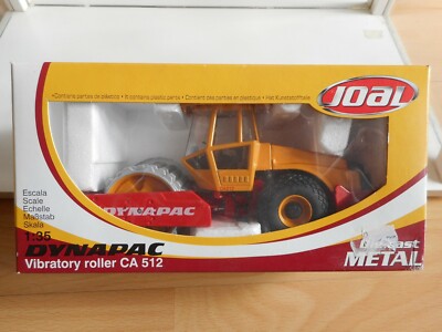 Joal Dynapac Vibratory Roller CA 512 in Red/Yellow on 1:35 in Box Ref 297