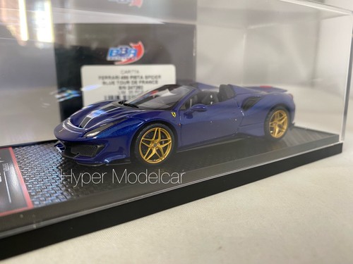 ミニカー BBR Ferrari 488 Pista Spider Bbr 1/43 Ferrari 488 Pista Spider Open 2019 Blue Tour De