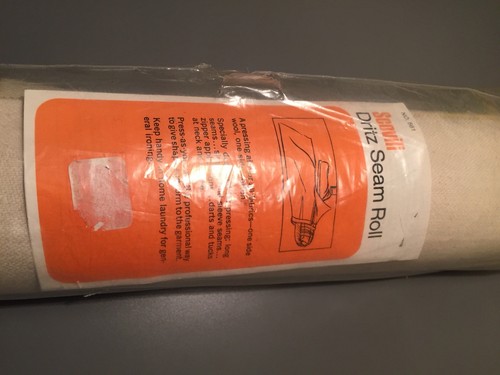 Scovill Dritz Seam Roll Iron Pressing Aid For All Fabrics Plaid Vintage EUC
