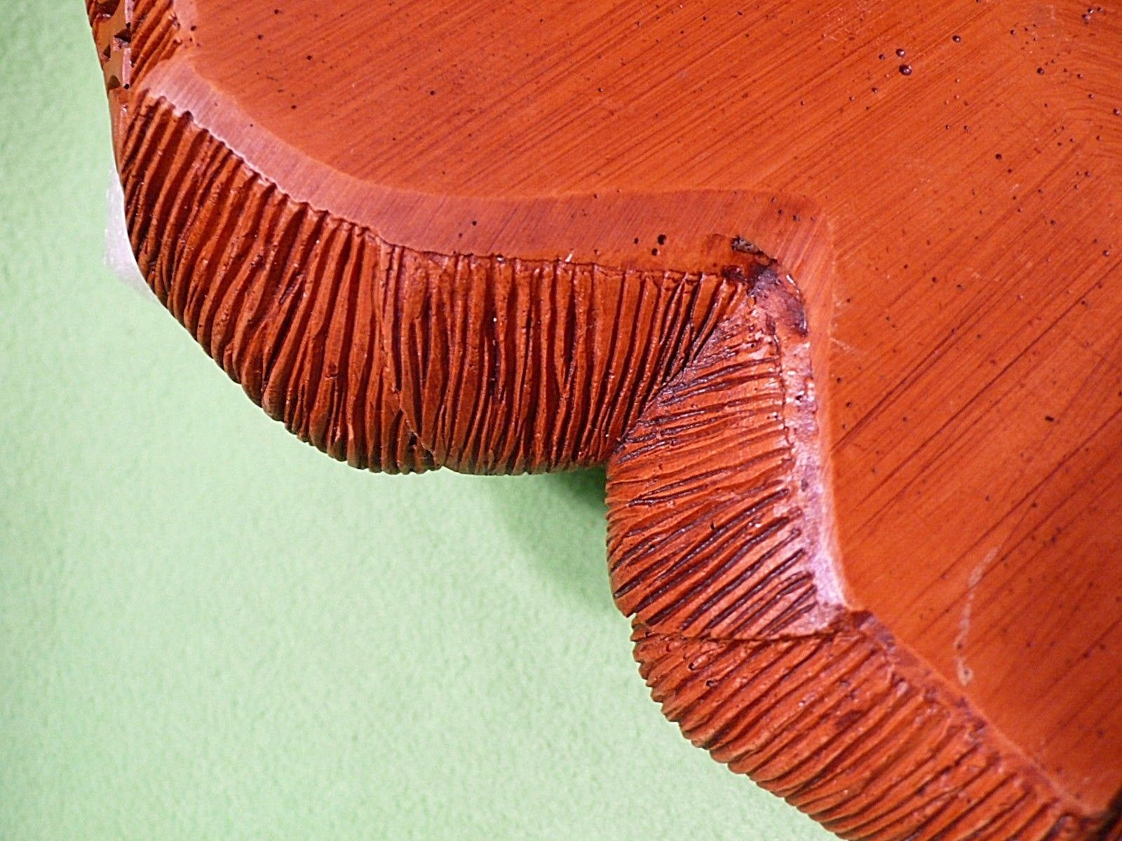 Vintage 1960s Monstera ALOHA HAWAII triple serving bowls w/ PALM LEAF interiors.