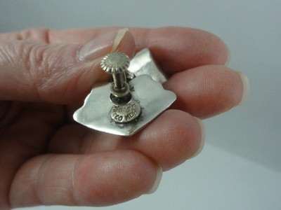 Vintage Taxco Sterling Silver Chevron Articulated 1-1/4