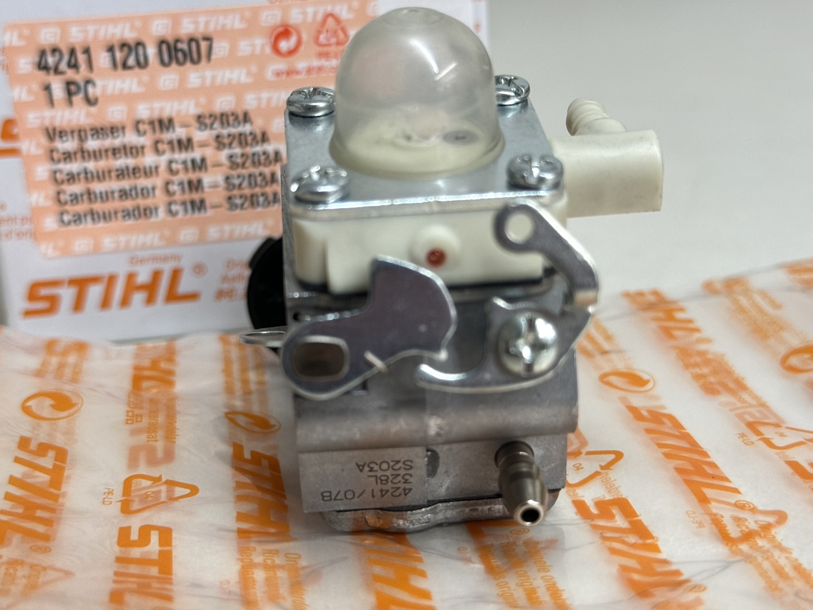 STIHL OEM ZAMA CARBURETOR 4241 120 0607 FOR BLOWERS BG56 BG86 SH56 SH86 - Picture 2 of 6