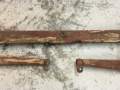 Primitive Antique Horse Harness Evener Double Tree Country Decorative Decor (A)