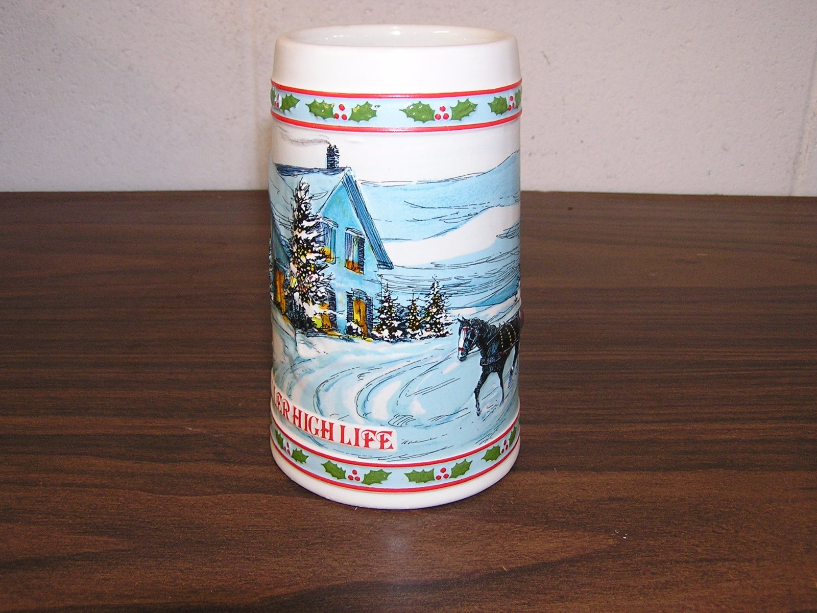 MILLER HIGH LIGHT BEER STEIN - HOLIDAY SEASON