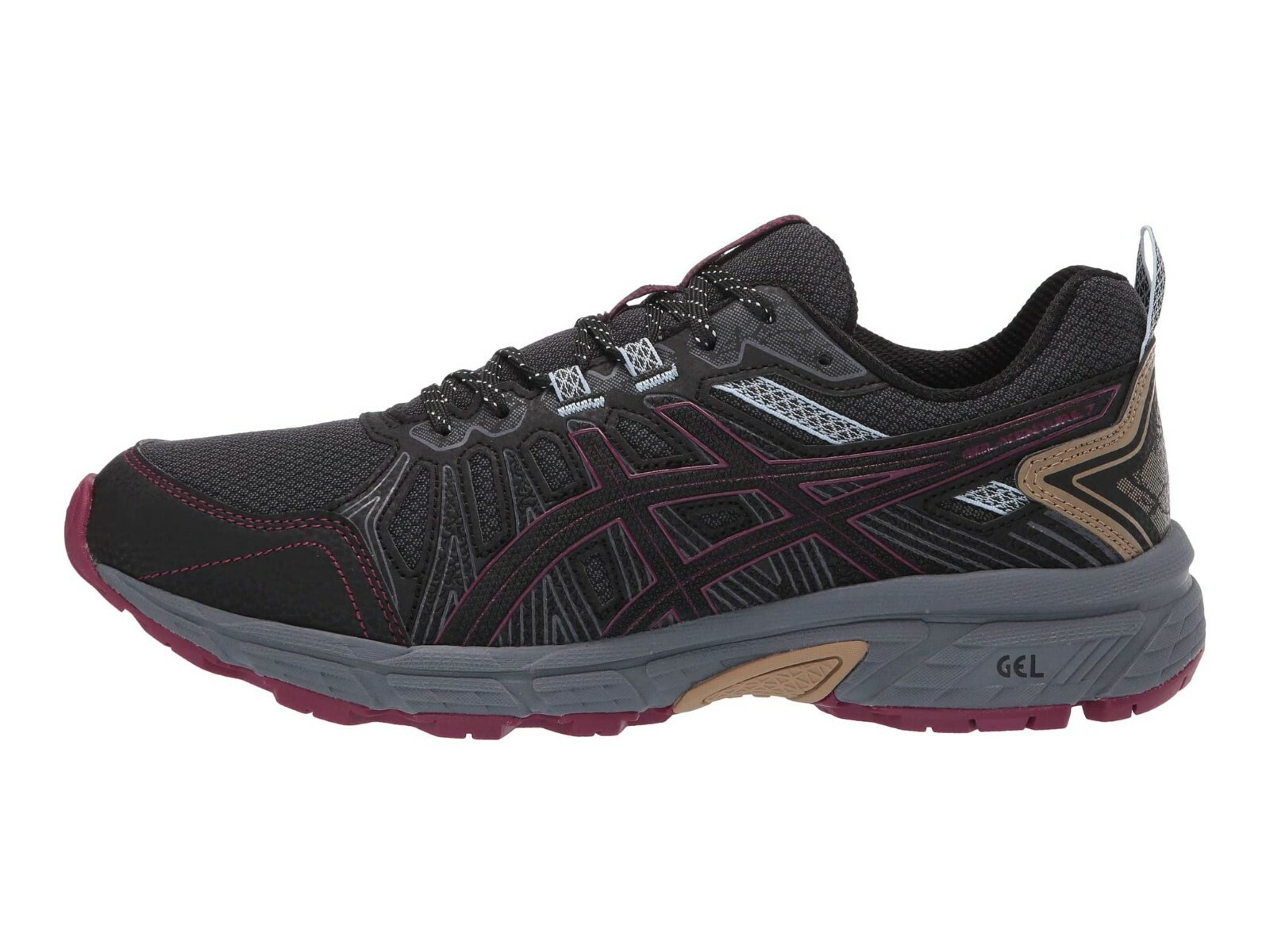 

Кроссовки для бега ASICS GEL-VENTURE 7 Womens SIZE 6 Grey/Dried Berry 1012A476-023, Graphite grey/ dried berry, 1012A476-023