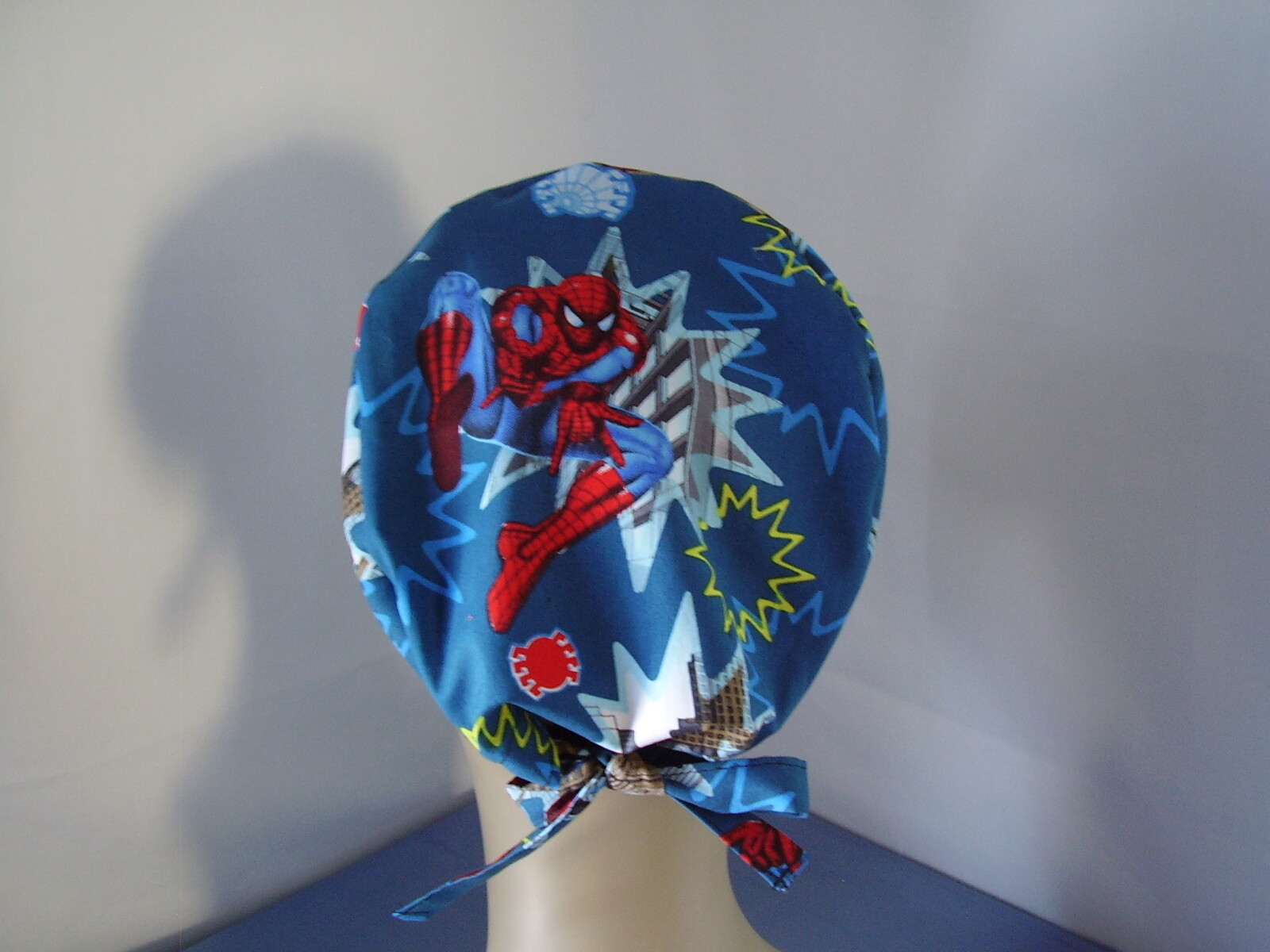 Scrub Hat Surgical Tieback Cap - Spiderman - One size