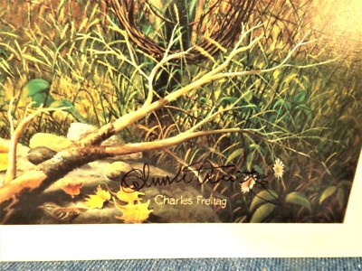 JOHN DEERE ART PRINT by CHARLES FREITAG - AUTUMN HARVEST -  SM SIGNED PRINT ONLY