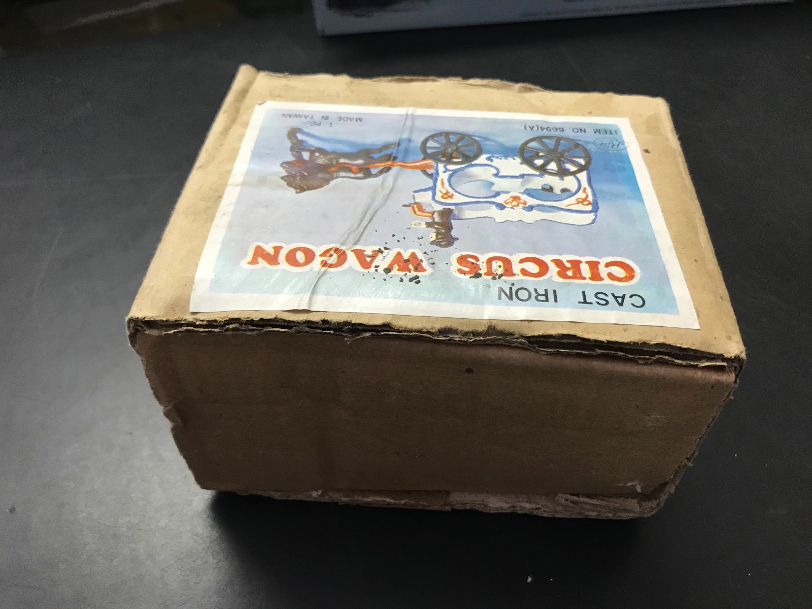 Vintage Cast Iron Circus Wagon - 6694(A) - BOX ONLY