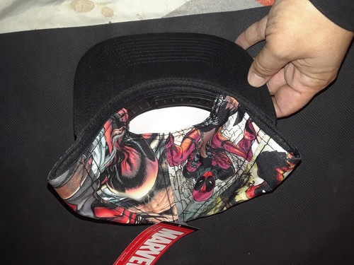 Deadpool Snapback Hat- Deadpool All Over One Size Fits All