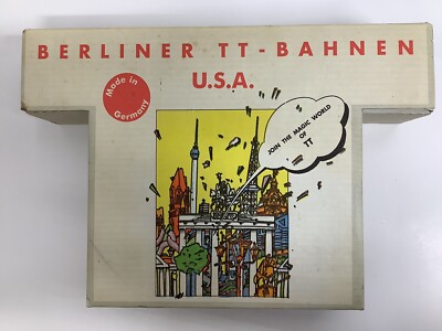 Vintage TT Scale Toy Train Electric Germany Berliner TT Bahnen NIB 12mm Rare NIB