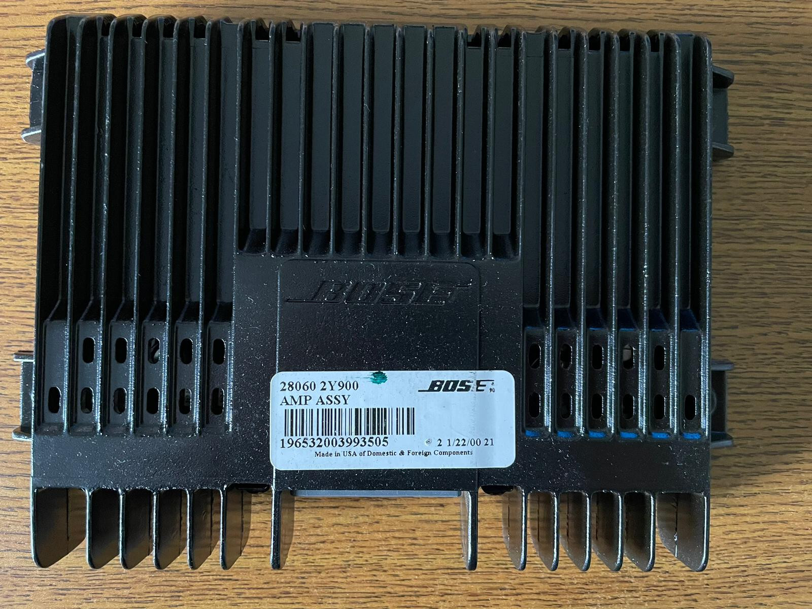 2000-2001 Nissan Maxima Infiniti I30 Bose Amplifier - TESTED 2000-2001 Nissan Maxima Infiniti I30 Bose Amplifier - TESTED