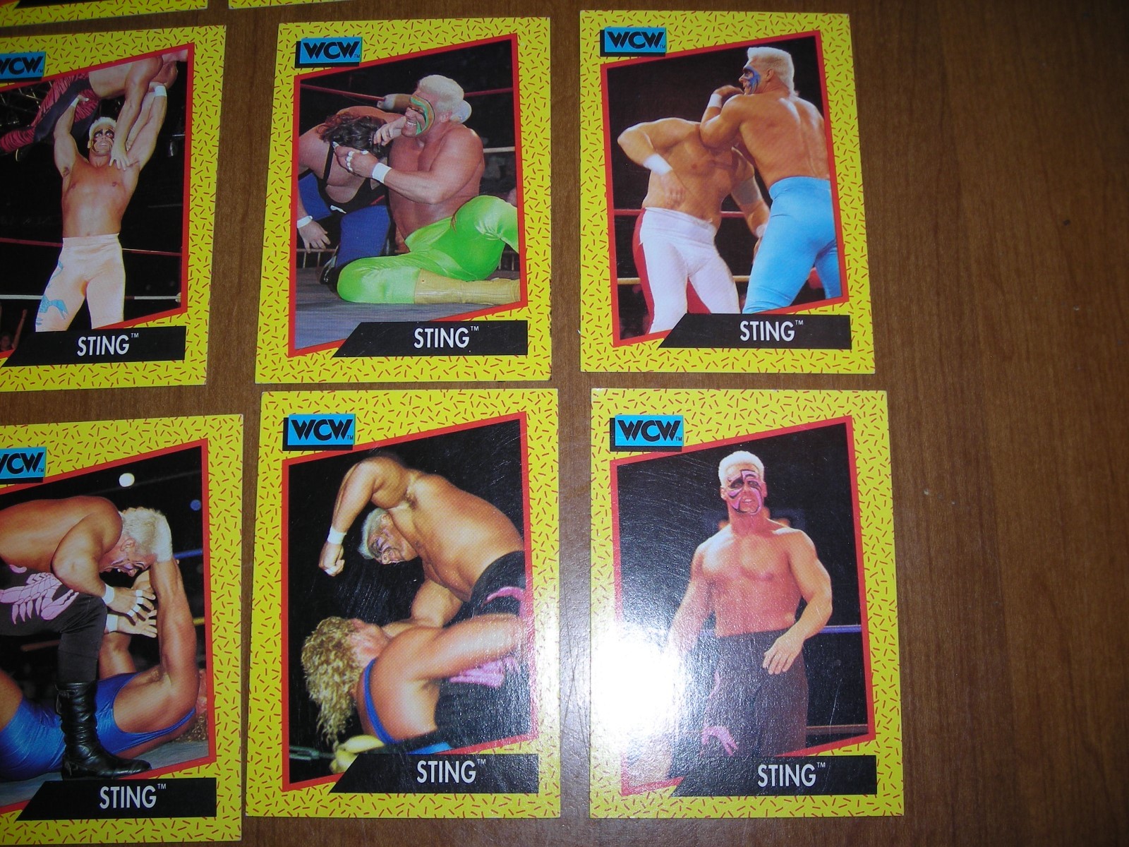 1991 WCW Wrestling card lot (13), all 