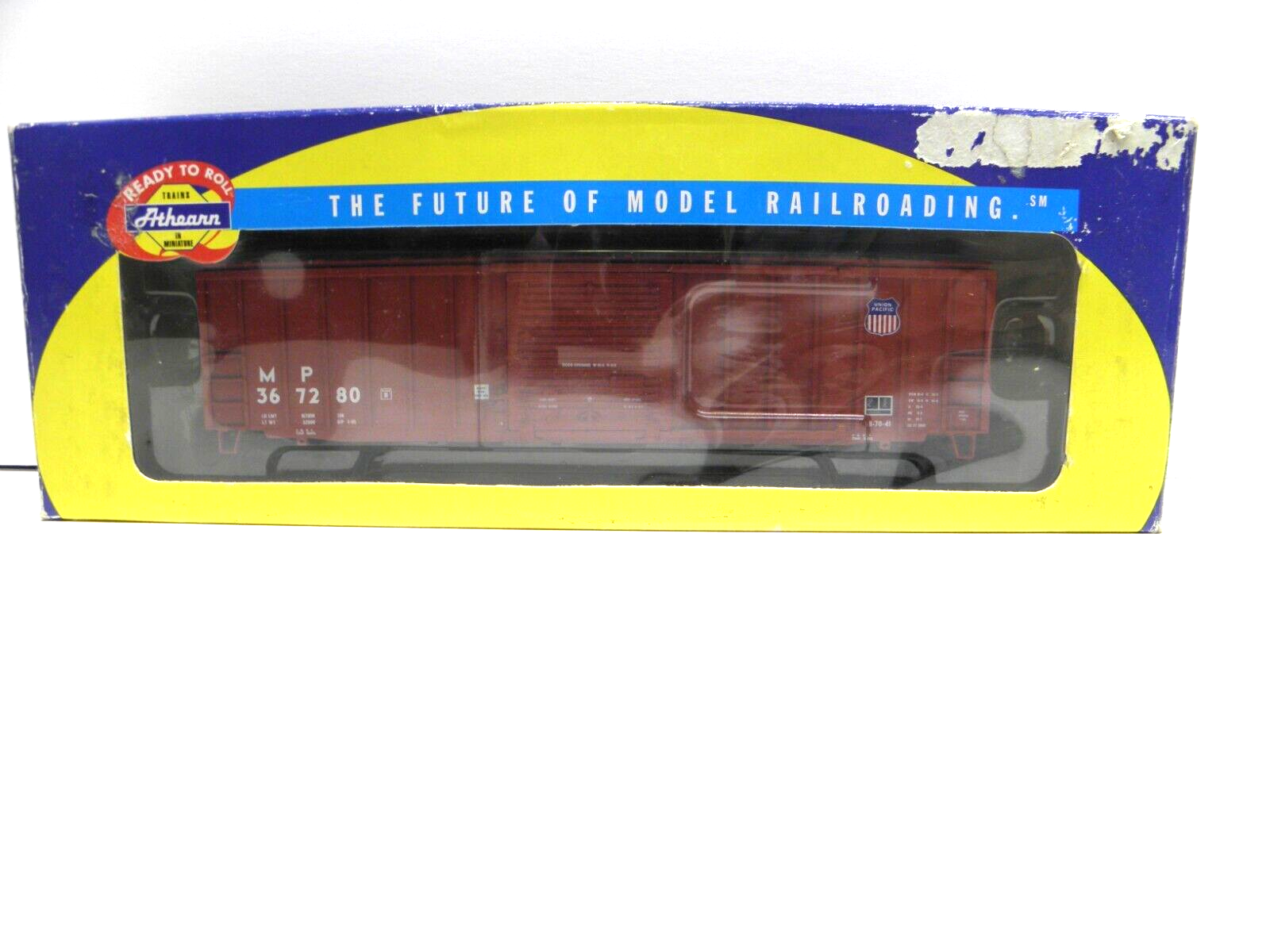 ATHEARN 50' S/DOOR STEEL BOXCAR UNION PACIFIC MP #367280