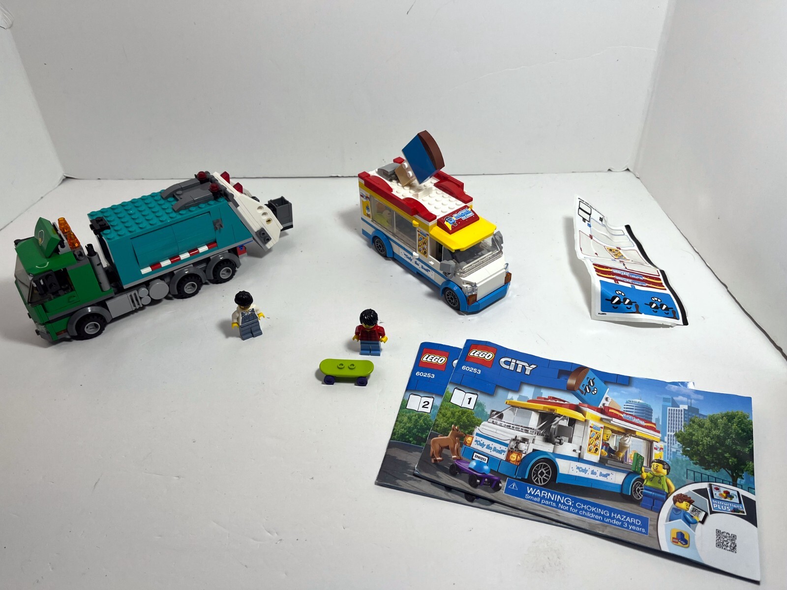 LEGO City LOT: Garbage Truck 4432/60386 + Ice-cream Truck