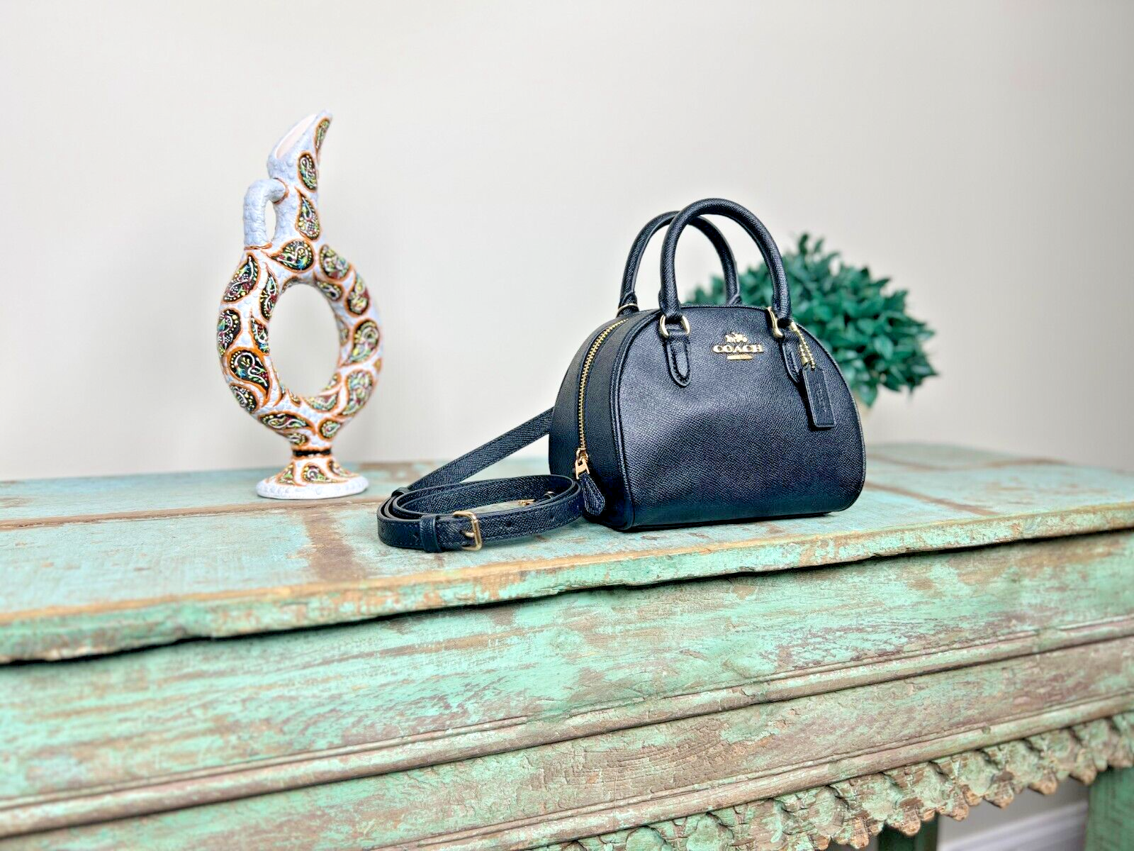 COACH コーチ SYDNEY ショルダー バッグ 2WAY【送料0/国内即発】 Coach Women's Black Sydney Satchel / Black | eBay
