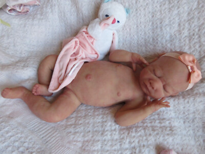 FULL Body SOFT Ecoflex SILICONE Baby GIRL DOLL - AMELIA - All Reborn Babies