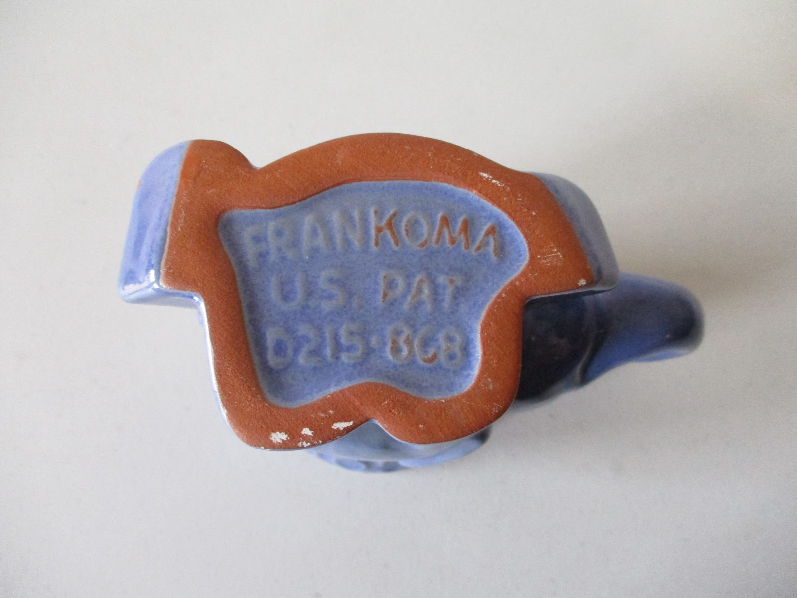 1970 Frankoma GOP Political Elephant Mug Blue