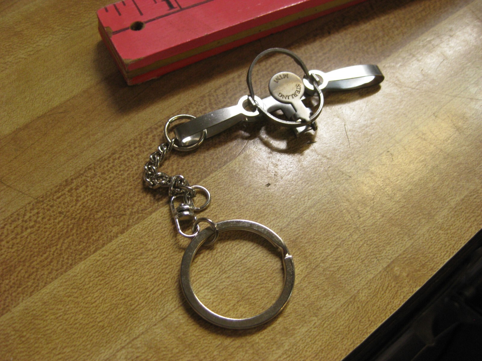 Double Long Spring Trap Mini Sterling Key Chain These Little Traps Really Set