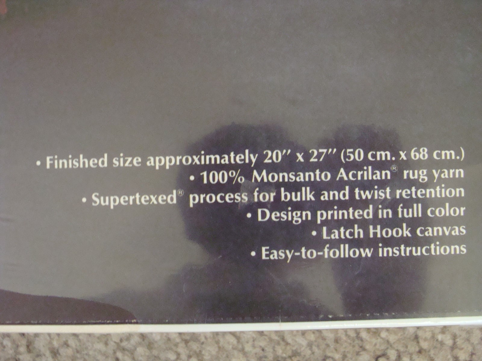 Vintage Vogart Crafts Hook-It Latch Hook Rug Kit Morning Flight Ducks NEW 20x27