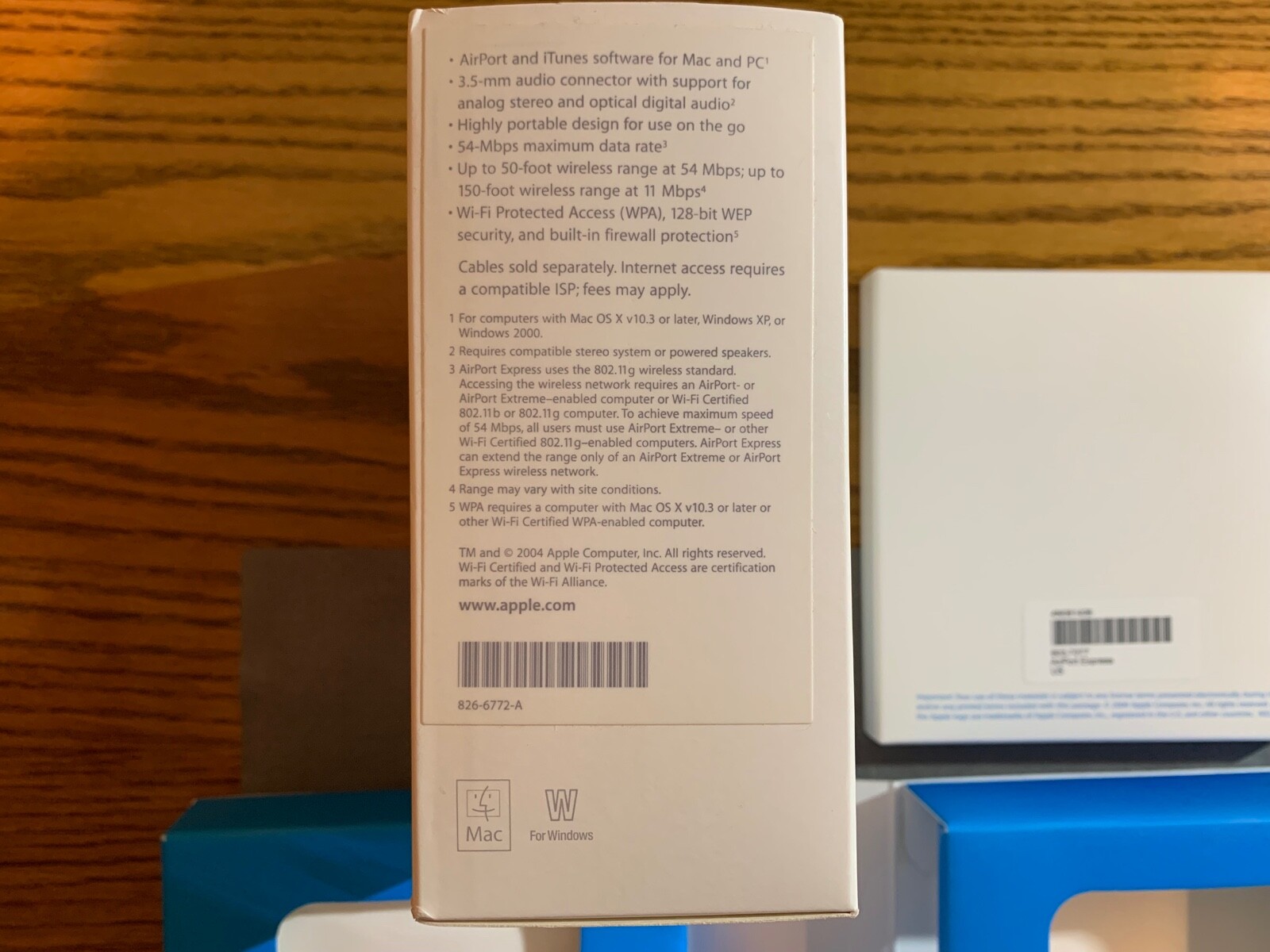 APPLE 2004 AIRPORT EXPRESS BASE STATION MODEL A1084 MINT CONDITION!