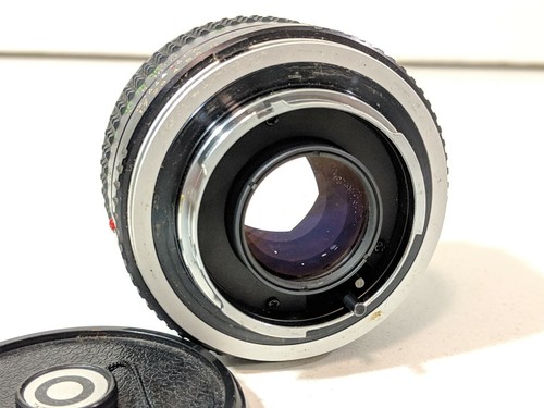 Minolta MC Rokkor-X PF 50mm f1.7 lens Good Condition