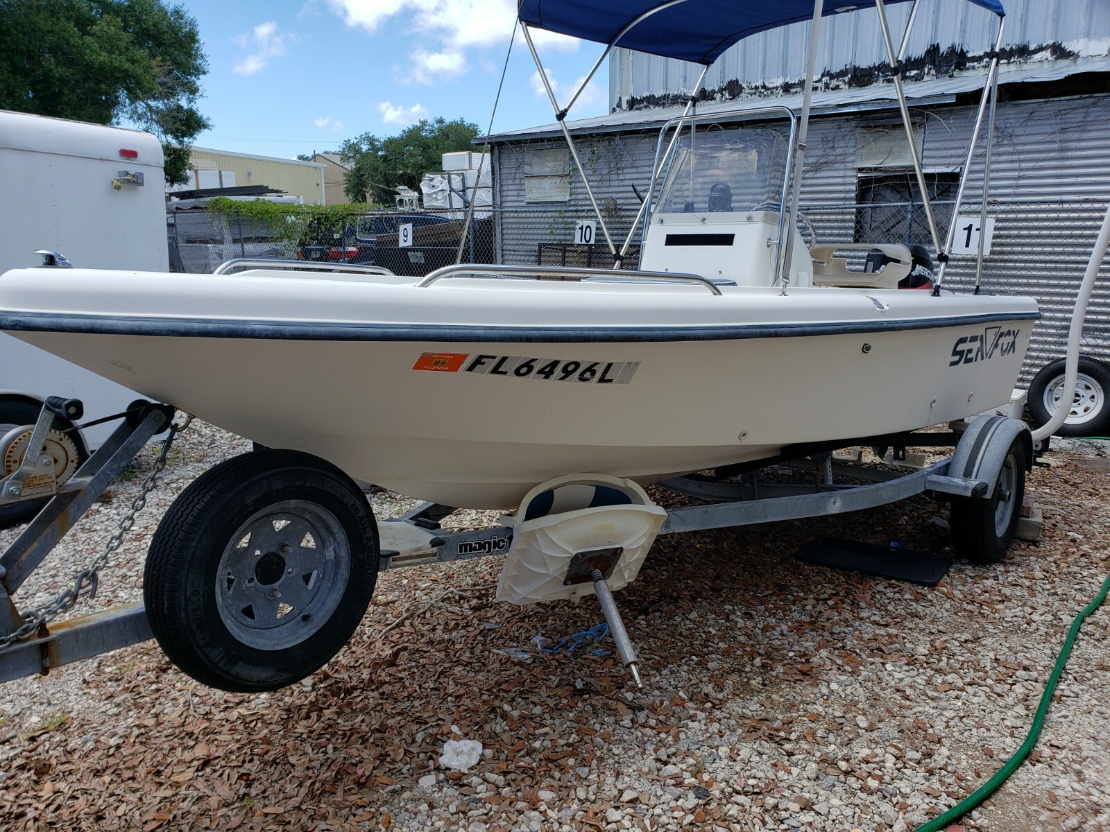 2002 Sea Fox 16' with 50HP Mercury and Galvanized Trailer