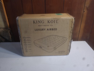 King Koil Queen Air Mattress, Built-in Pump, Best Inflatable Airbed Queen Size