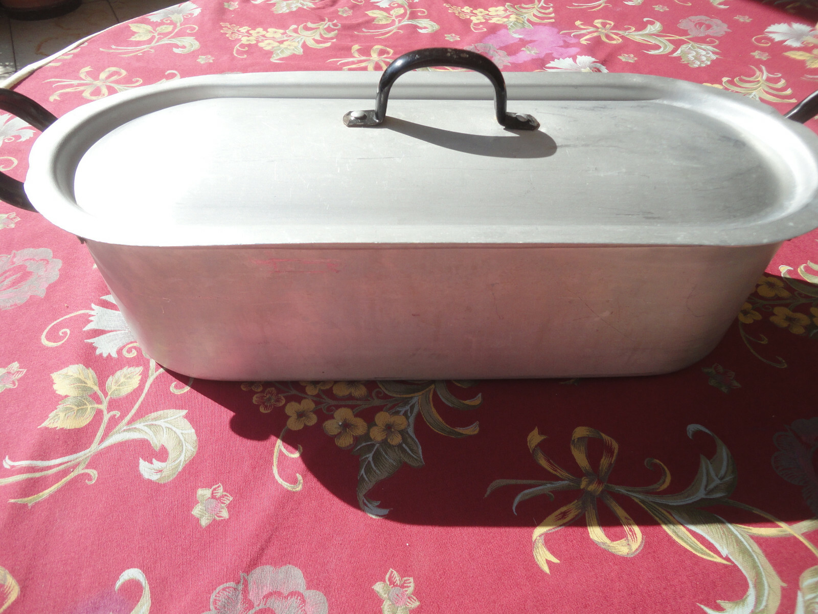 Rarität Leichter Alu-Kochtopf 3 teilig, für Fisch, Spargel Gemüse usw. von 1920