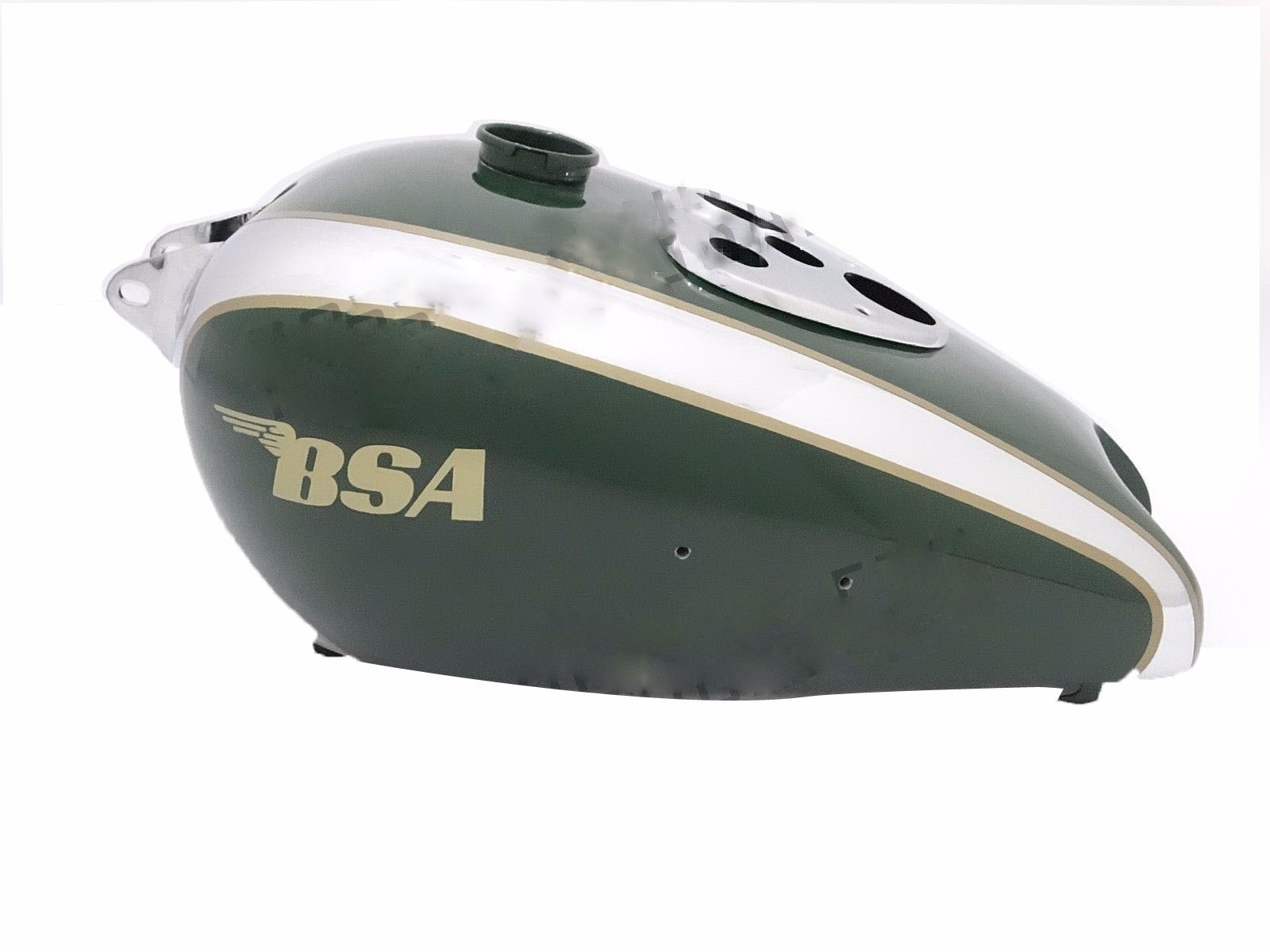 BSA M20 Civil Model With Instrumental Fuel Tank Green Painted Steel Chrome 