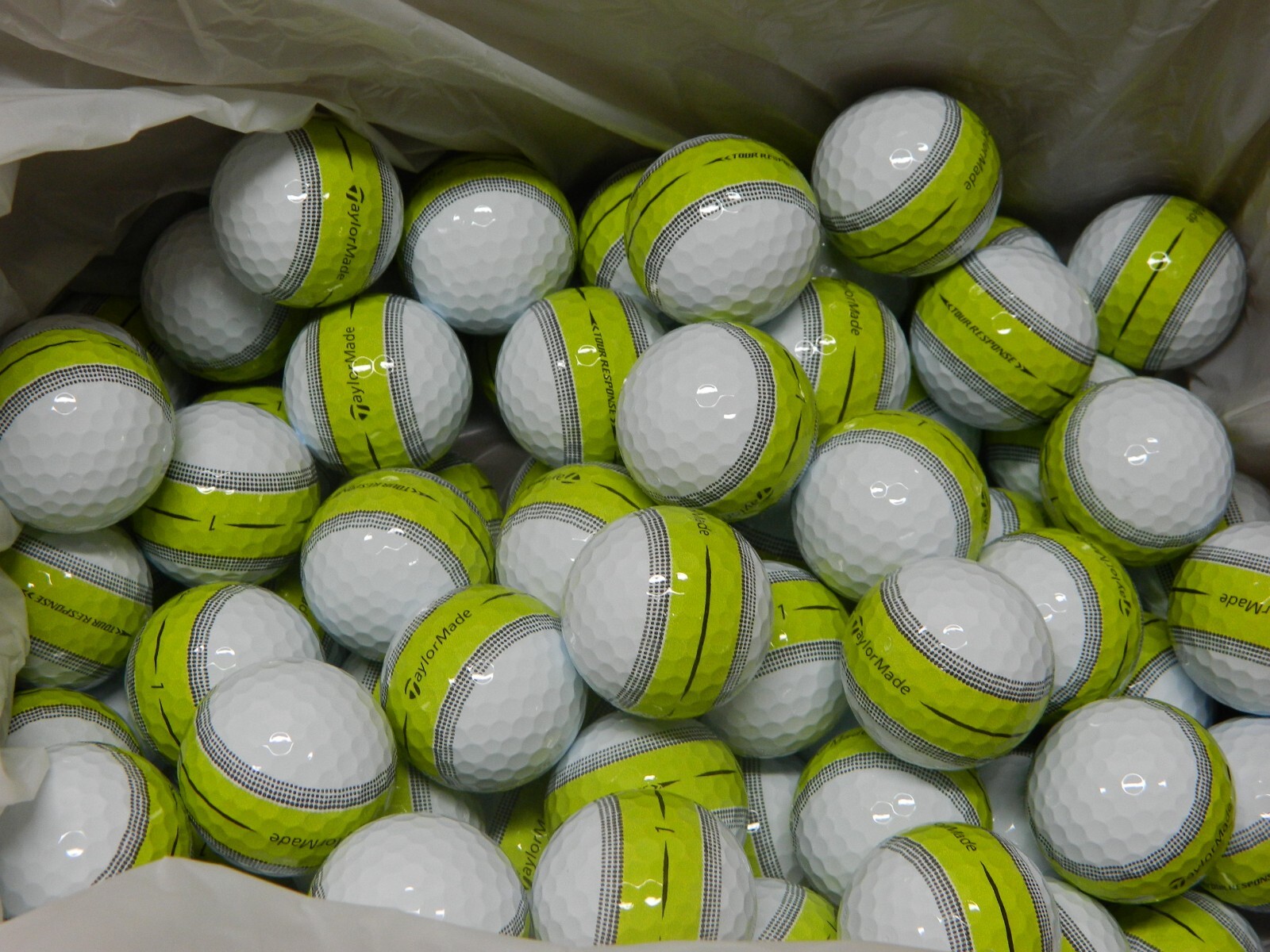 6 Dozen New TaylorMade Golf Tour Response Stripe Golf Balls