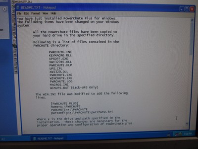 POWER CHUTE PLUS VERSION 4.2.2 FOR WINDOWS APC PART#991-9025-B 1994
