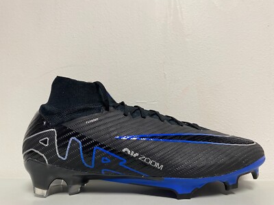 Nike Zoom Superfly 9 Elite FG Black Chrome Hyper Royal DJ4977-040 Size 10