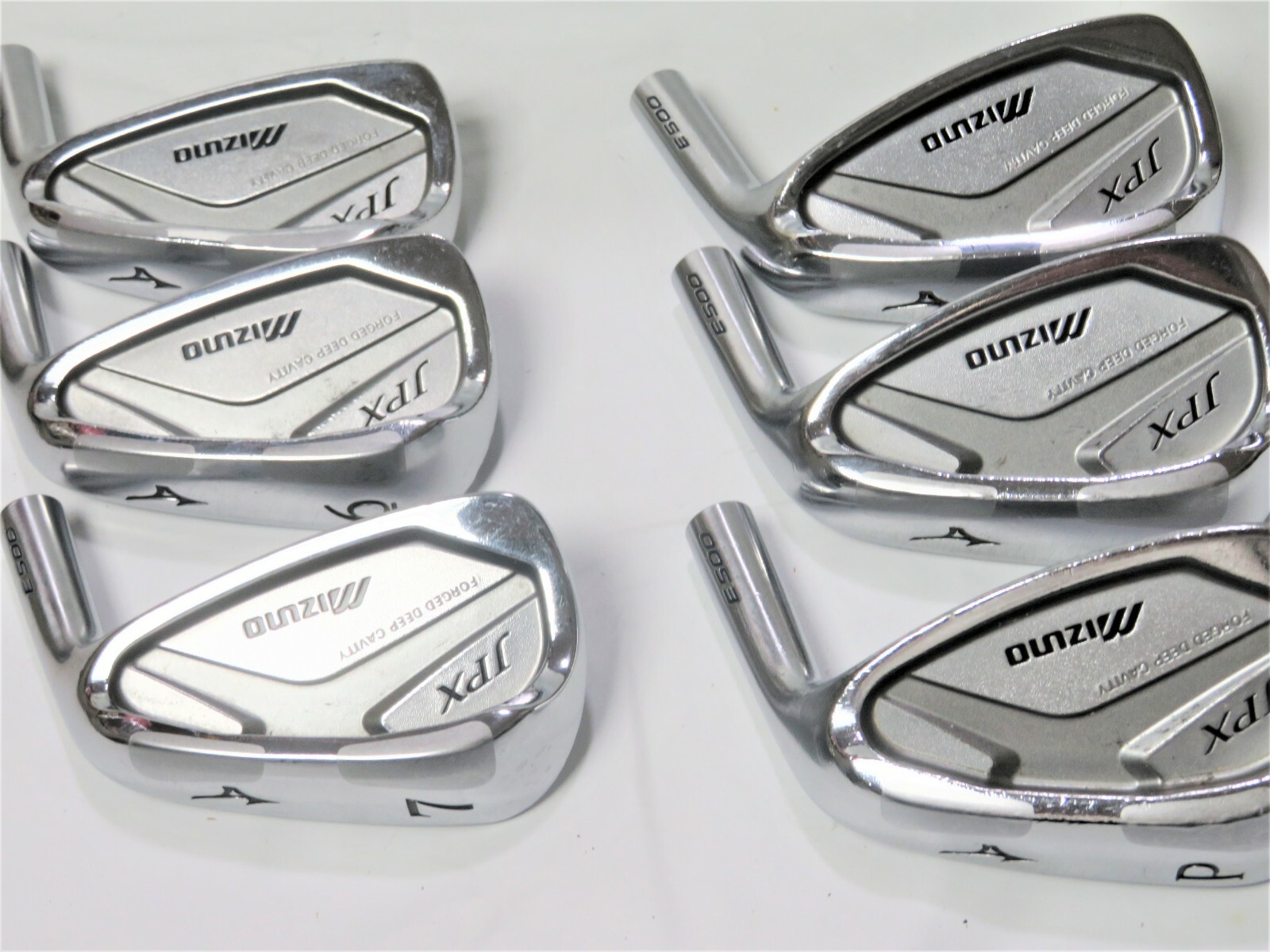 NICE Mizuno JPX E500 6PC Head Only IRONS SET GOLF PARTS NICE Mizuno JPX E500 6PC Head Only IRONS SET GOLF PARTS