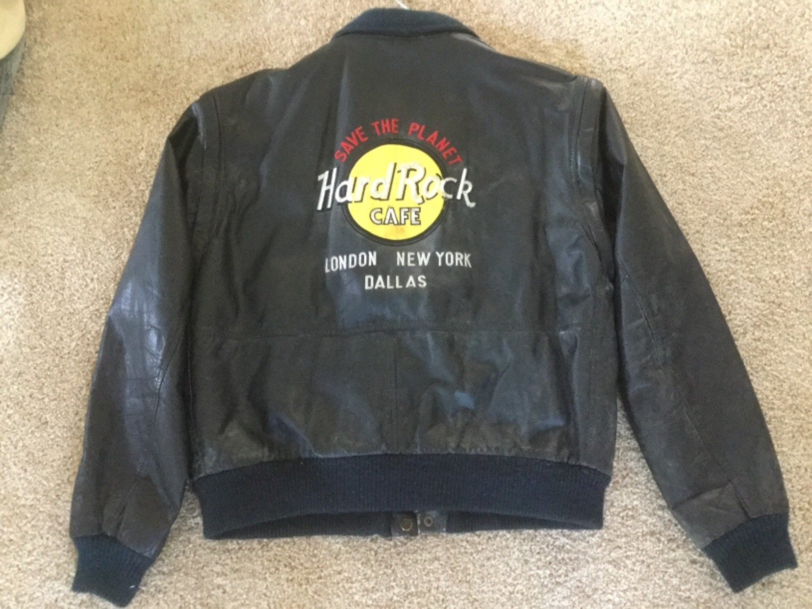 Vintage “Hard Rock Cafe London-New York-Dallas” Black Vintage “Hard Rock Cafe London-New York-Dallas” Black