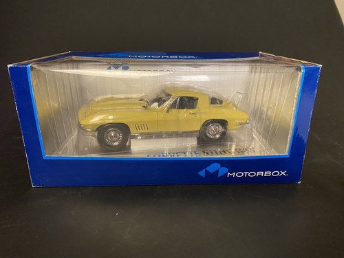 MOTOR BOX CORVETTE STINGRAY 1/18 京商　超レア Exoto Motorbox 1967 Chevrolet Corvette Stingray L79 327 Blue