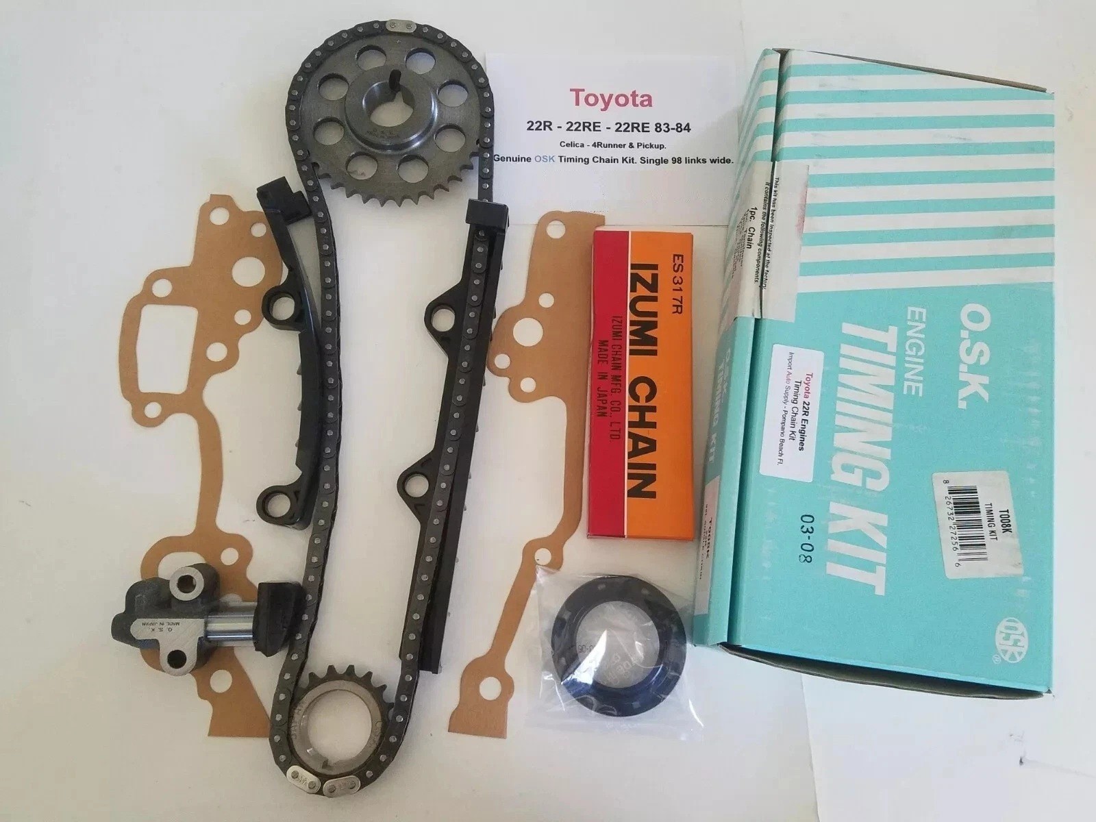 Toyota 2.4 22R - 22RE 1983-1984 OSK Made in Japan Timing