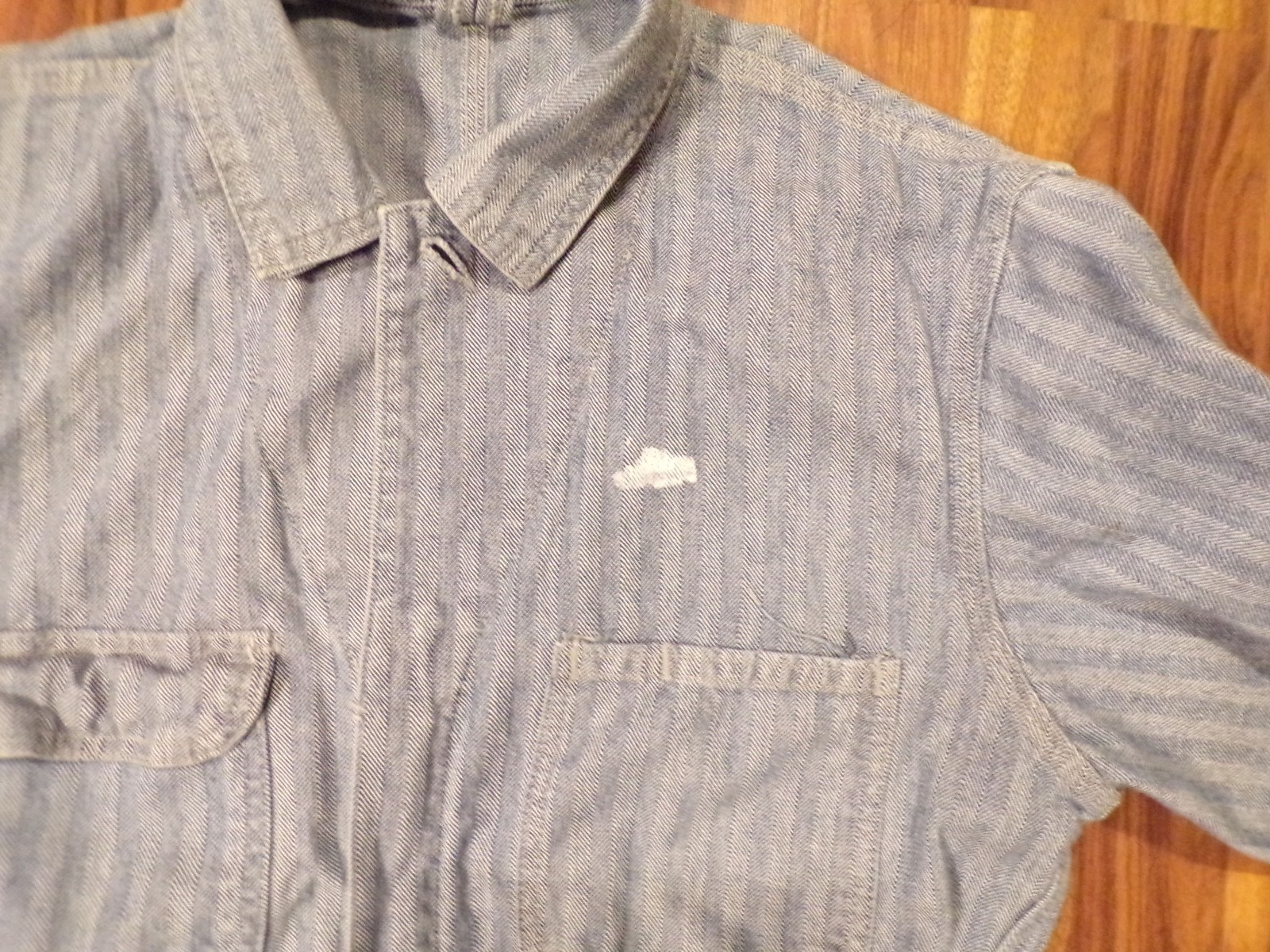 Vintage JC Penney BIG MAC Railroad Overall Farmer Coverall Mens Large