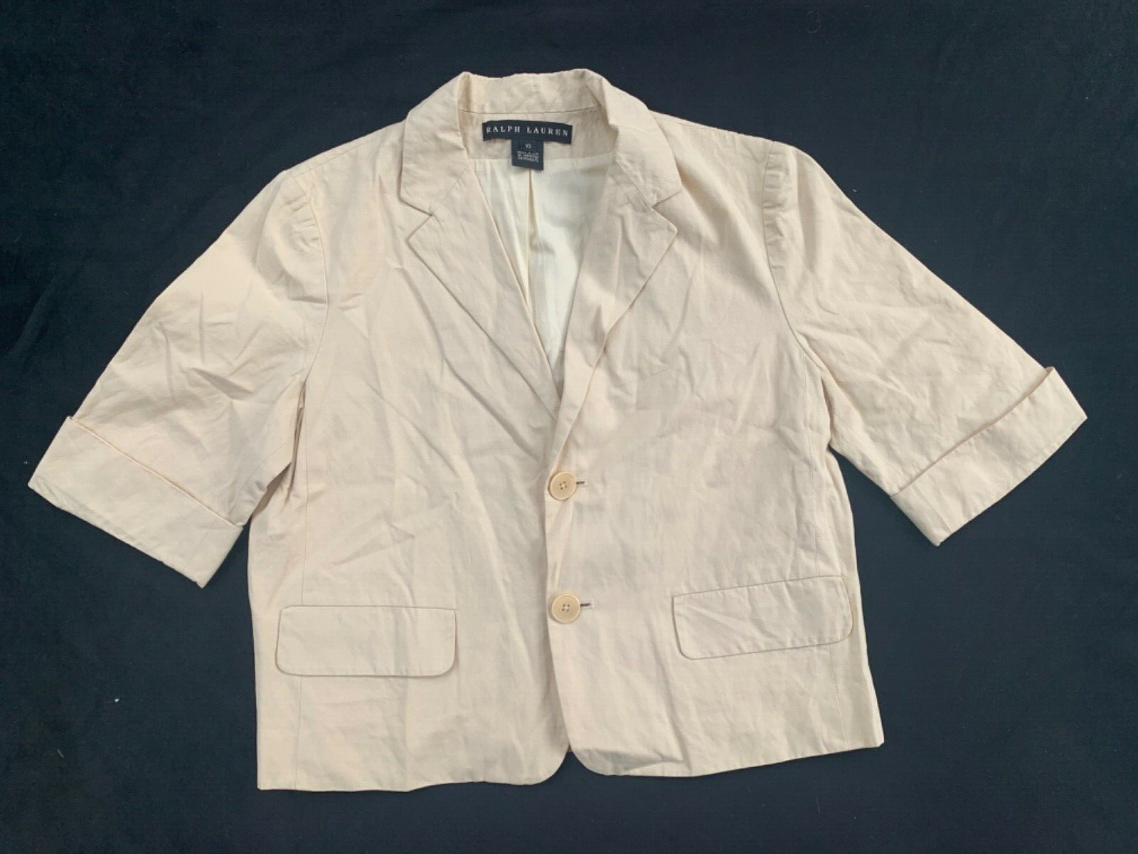 Ralph Lauren (black label) vintage ivory twill short sleeve Ralph Lauren (black label) vintage ivory twill short sleeve