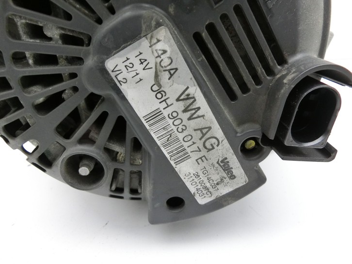 Audi TT Roadster 8J 8J9 10-14 TFSI 1,8 118KW Lichtmaschine Generator 140A 14V Audi TT Roadster 8J 8J9 10-14... Vorschau 4