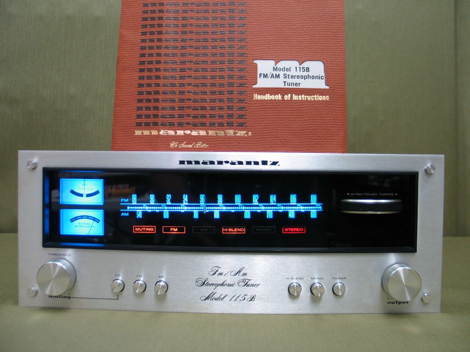 アンプ MARANTZ USA TUNER MODEL 115B Marantz Model 115B Vintage AM/FM Stereo Tuner (Excellent) | eBay