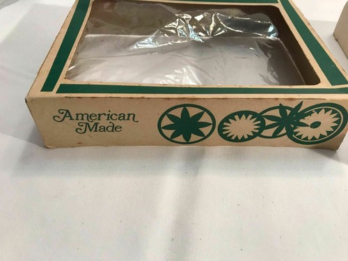 Vintage Box 12 PINK USA Mercury Glass CHRISTMAS Ornaments Balls  AMERICAN MADE