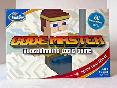 CODE MASTER: Programming Logic Game, 2015 Thinkfun, open box, UNPUNCHED