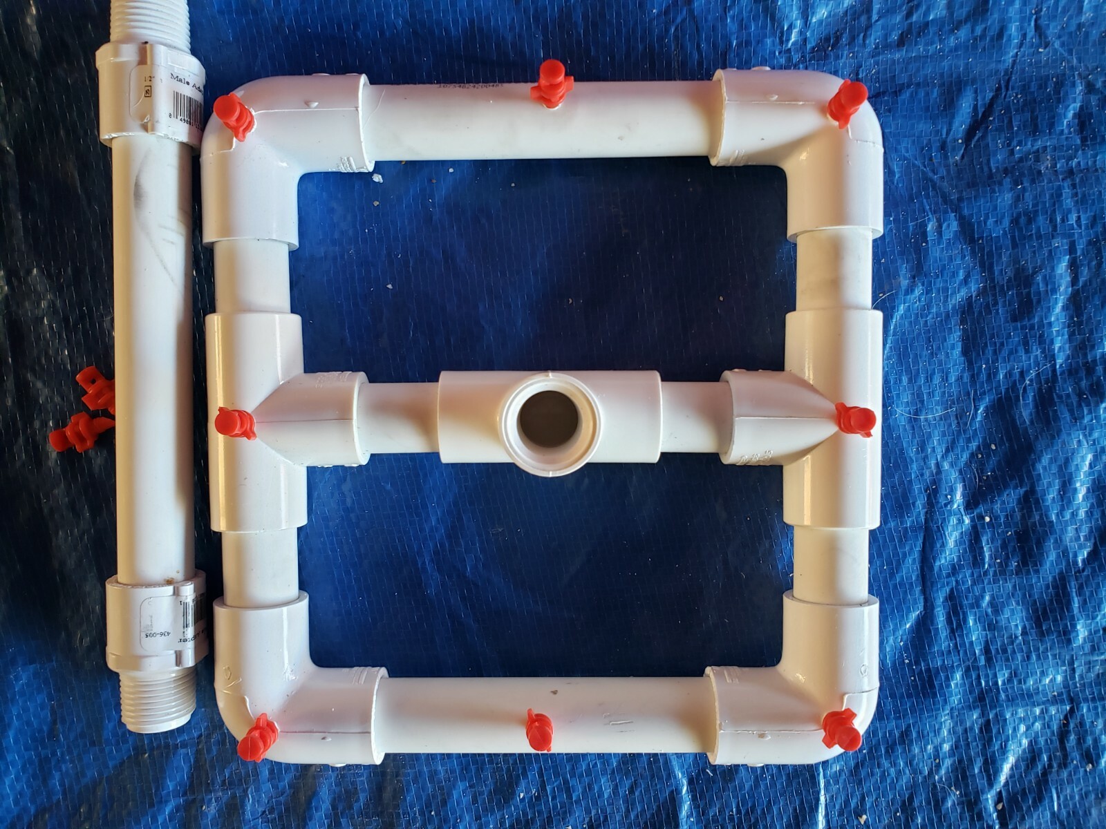 Clone Machine Bucket Manifold Inverted Hydroponic w/ Riser EZ 360 Jets Sprayer 