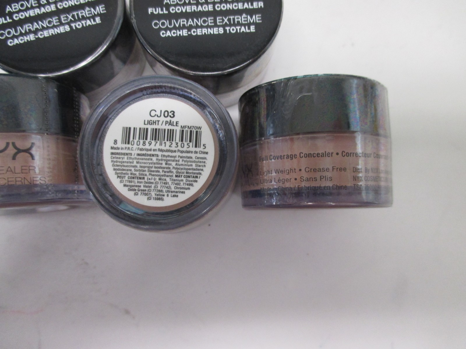 5 NYX FULL COVERAGE CONCEALER #CJ03 LIGHT - AA 16076