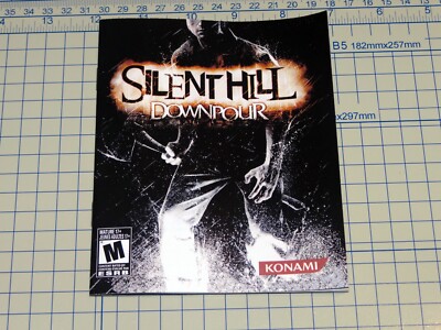 Silent Hill Downpour Playstation 3 Custom manual ONLY (no game, insert or case)