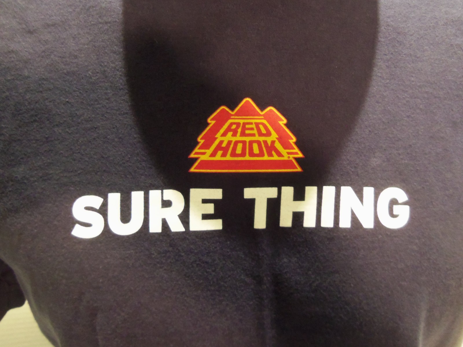 RED HOOK ALE BREWERY  BLONDE GOLDEN ALE T-SHIRT(L) 2 SIDED-MADE U.S.A.- RARE