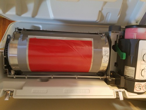 Lot of 2 Risograph Color Drums Red & Blue