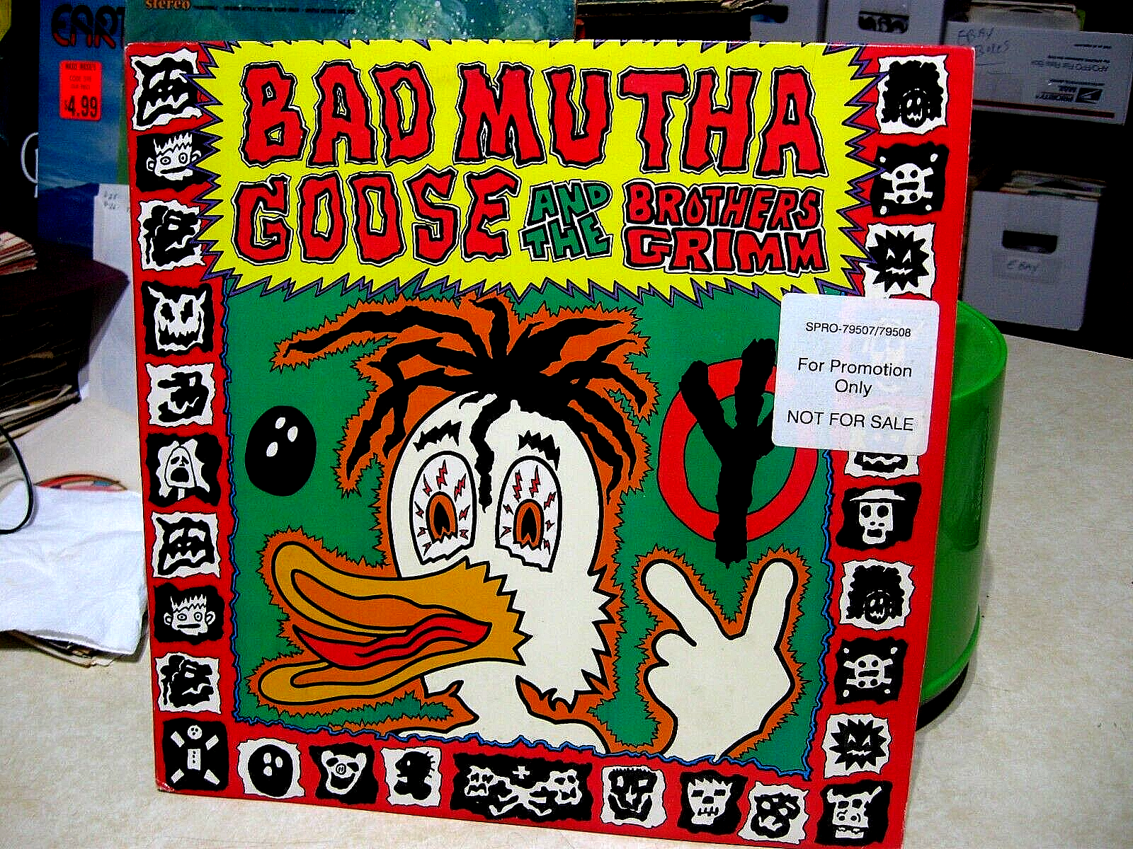 Bad Mutha Goose & the Brothers Grimm RARE PROMO Lp 1991 Hip